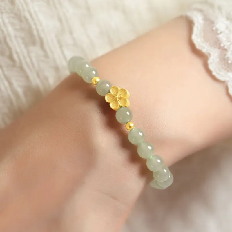 KING TAI SANG Gold Bracelet Unisex-5