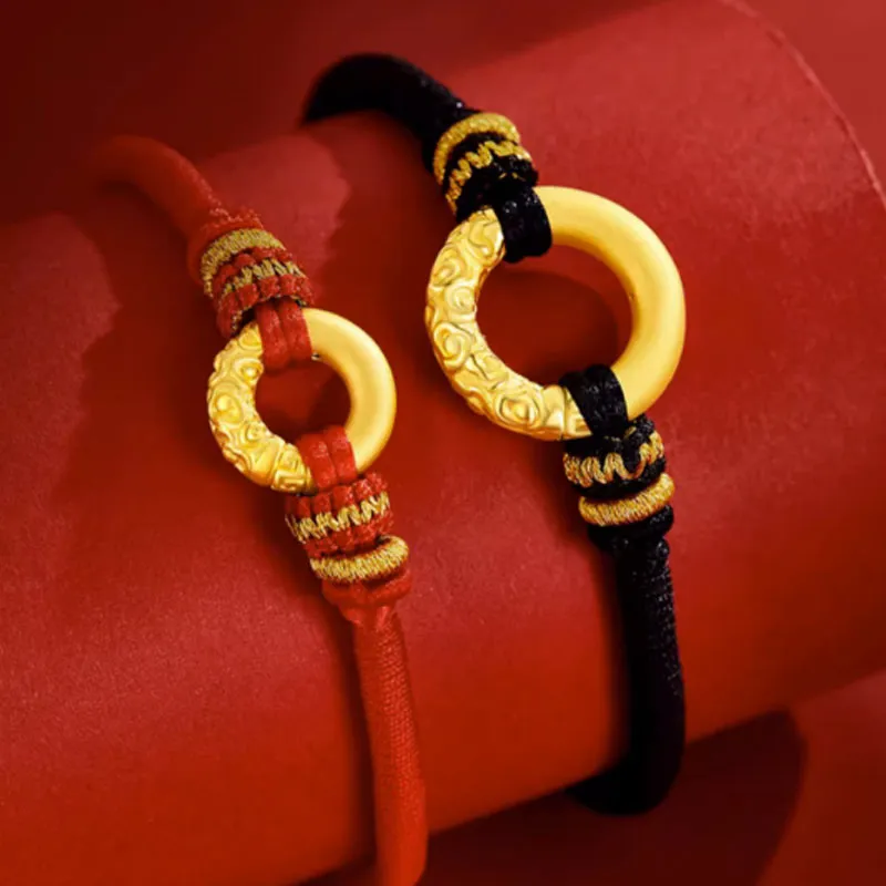 KING TAI SANG Gold Bracelet Unisex-6
