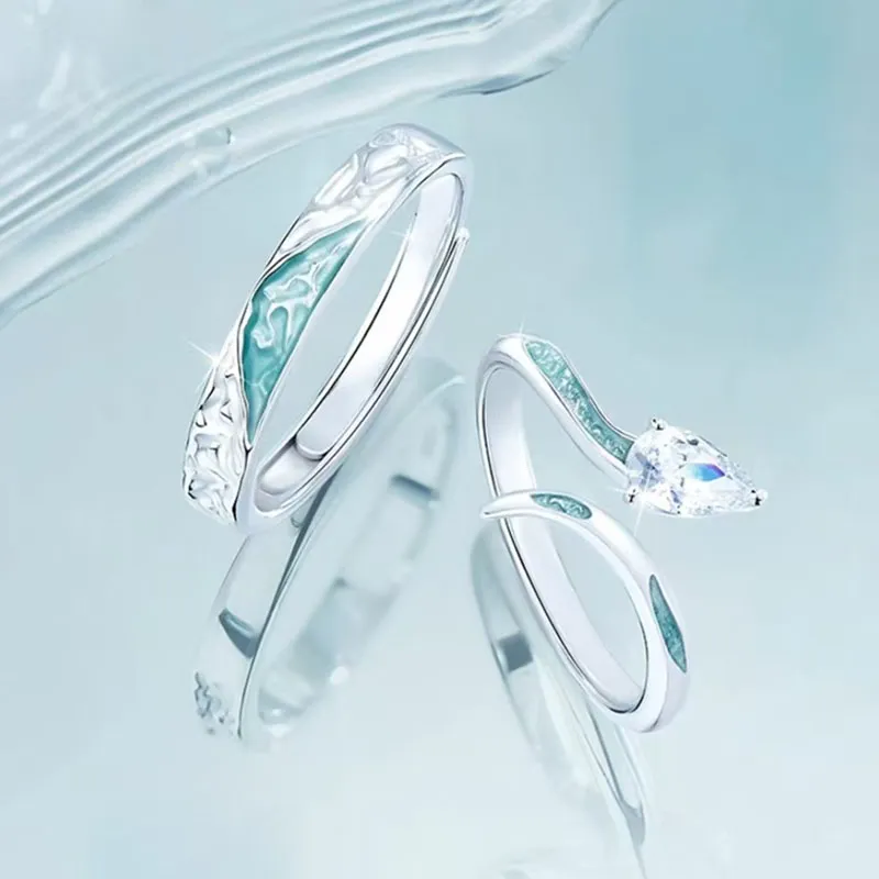 KING TAI SANG 999 Fine Silver Rings Unisex-2