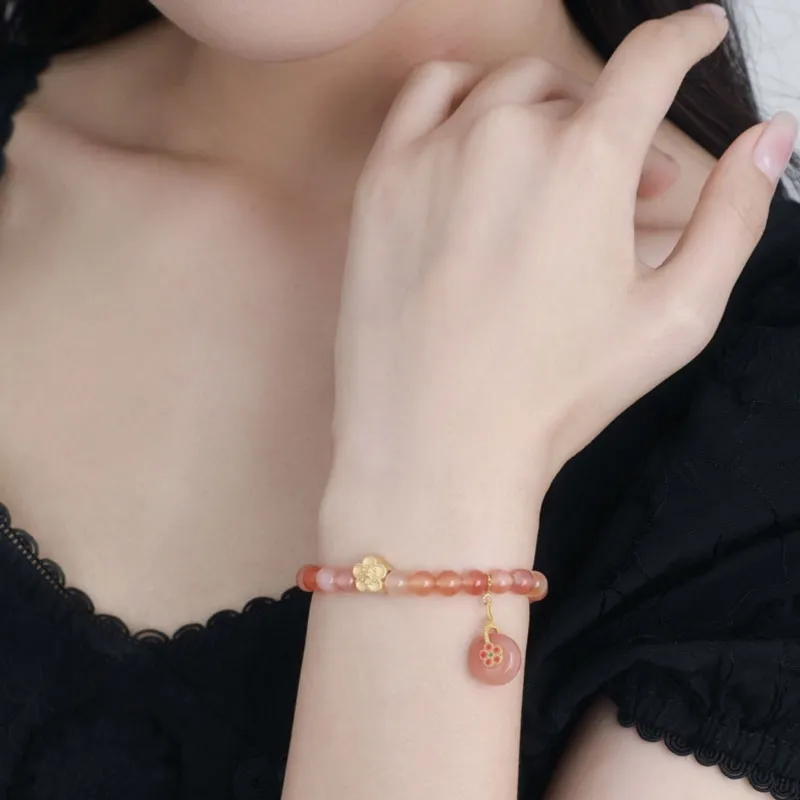 KING TAI SANG Agate Bracelets Unisex-5