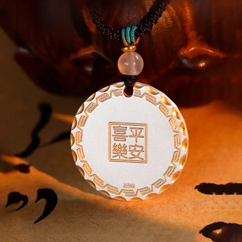 KING TAI SANG S999 Fine Silver Necklaces Unisex-2