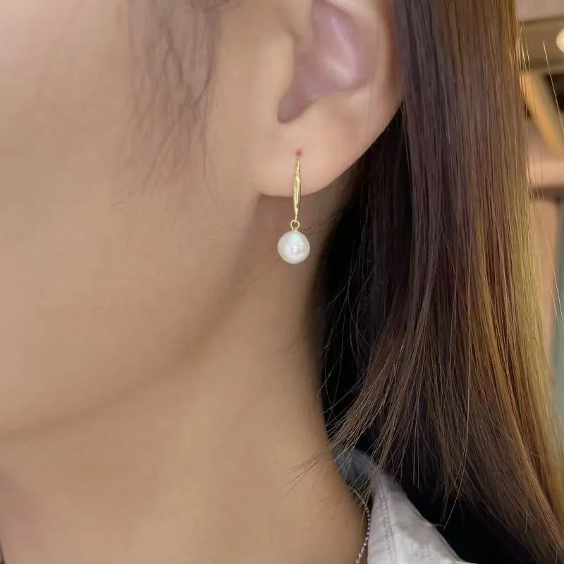 KING TAI SANG Pearl Earrings Unisex-3
