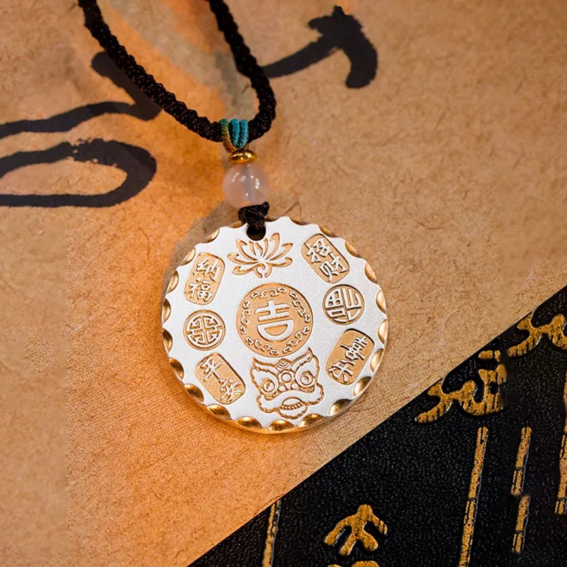 KING TAI SANG S999 Fine Silver Necklaces Unisex-2