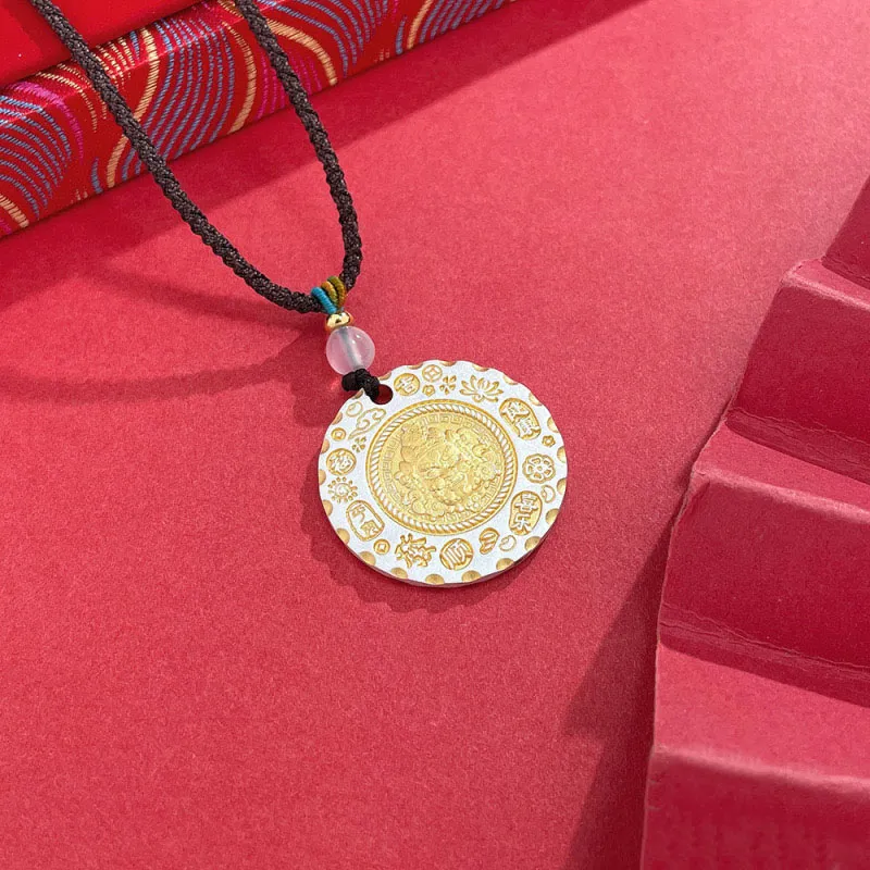 KING TAI SANG 999 Fine Silver Necklaces Unisex-3