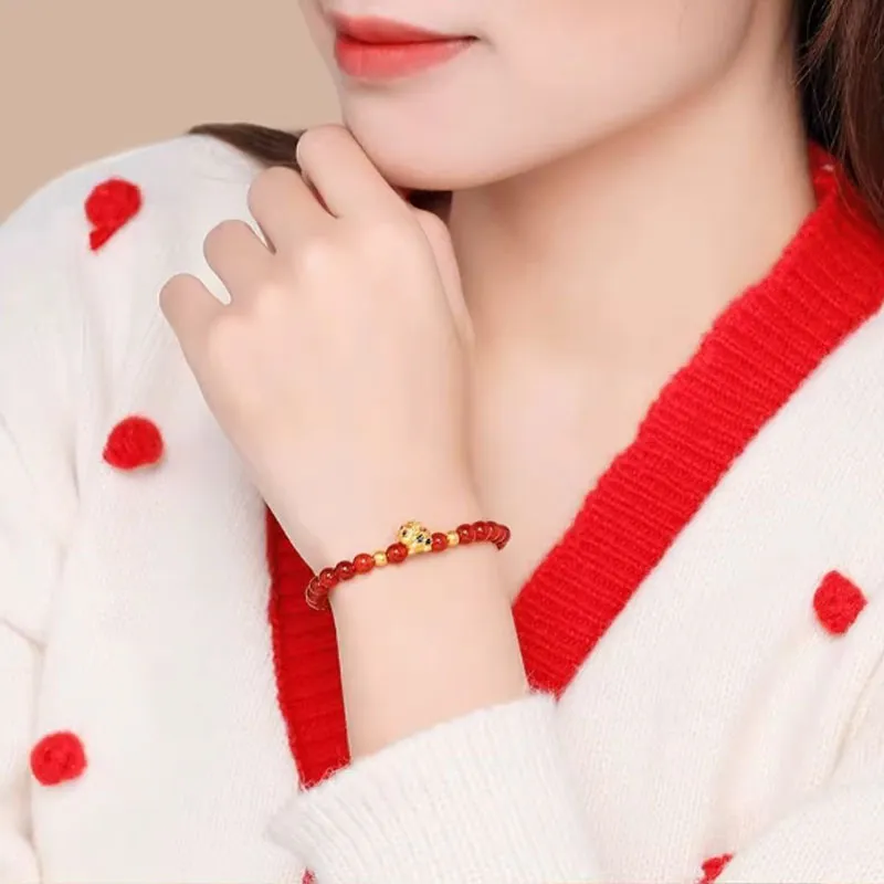 KING TAI SANG Gold Bracelet Unisex-4