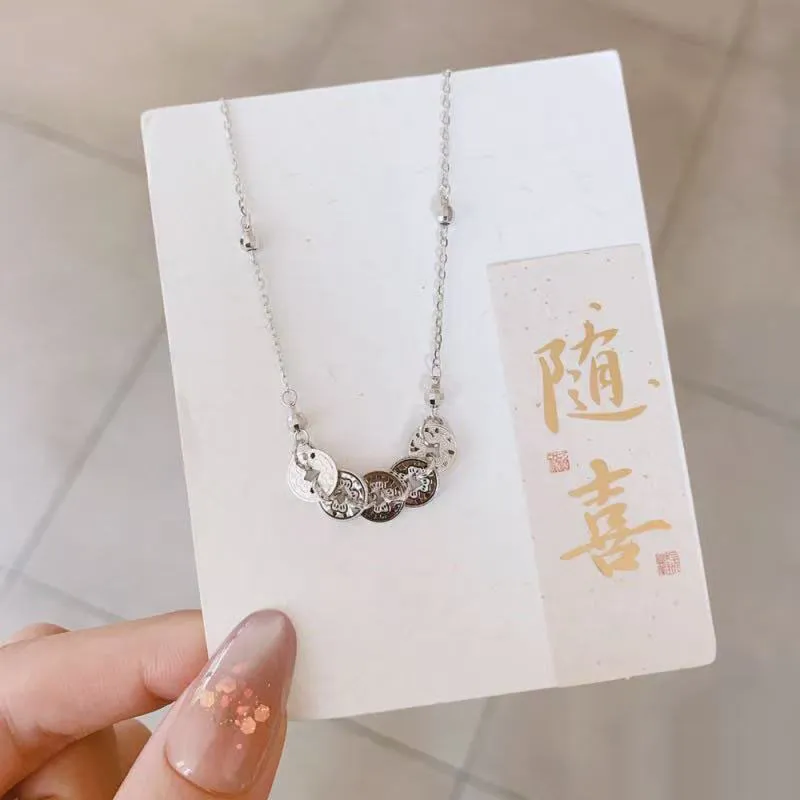 KING TAI SANG 925 Sterling Silver Necklaces Unisex-1