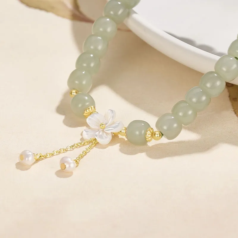 KING TAI SANG Chalcedony Jade Bracelets Unisex-2
