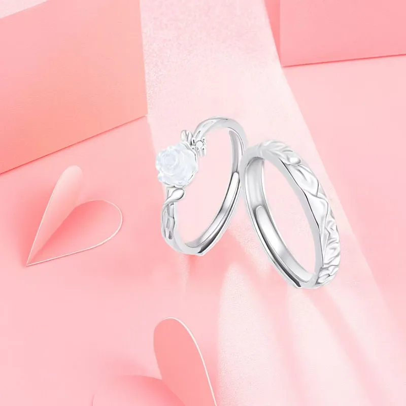 KING TAI SANG 999 Fine Silver Rings Unisex-4