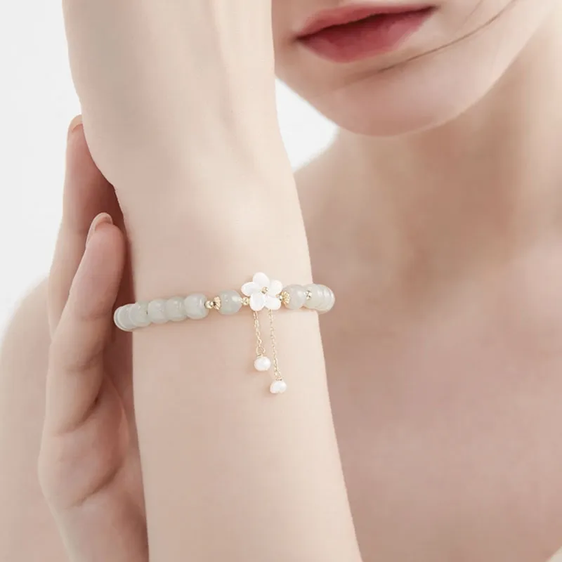 KING TAI SANG Chalcedony Jade Bracelets Unisex-5
