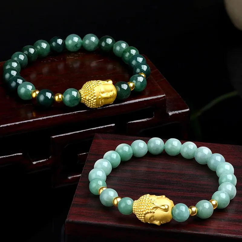 KING TAI SANG Glutinous Jade Bracelets Unisex-11