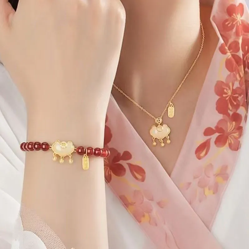 KING TAI SANG Agate Bracelets Unisex-5