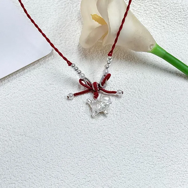 KING TAI SANG 999 Fine Silver Necklaces Unisex-2