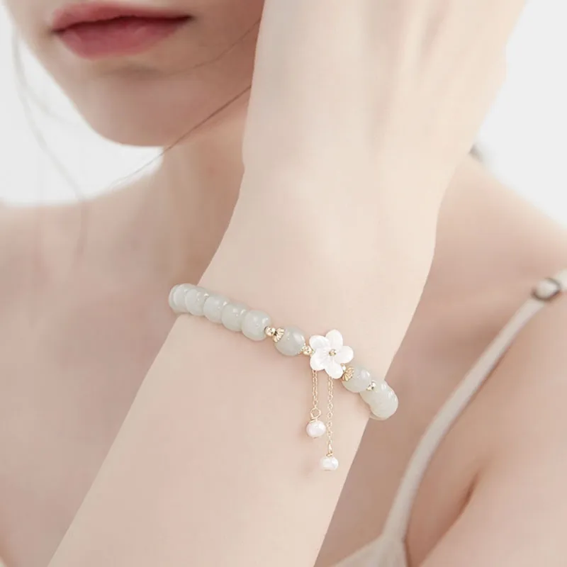 KING TAI SANG Chalcedony Jade Bracelets Unisex-4