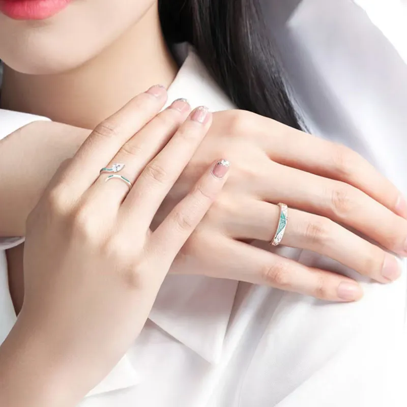 KING TAI SANG 999 Fine Silver Rings Unisex-5
