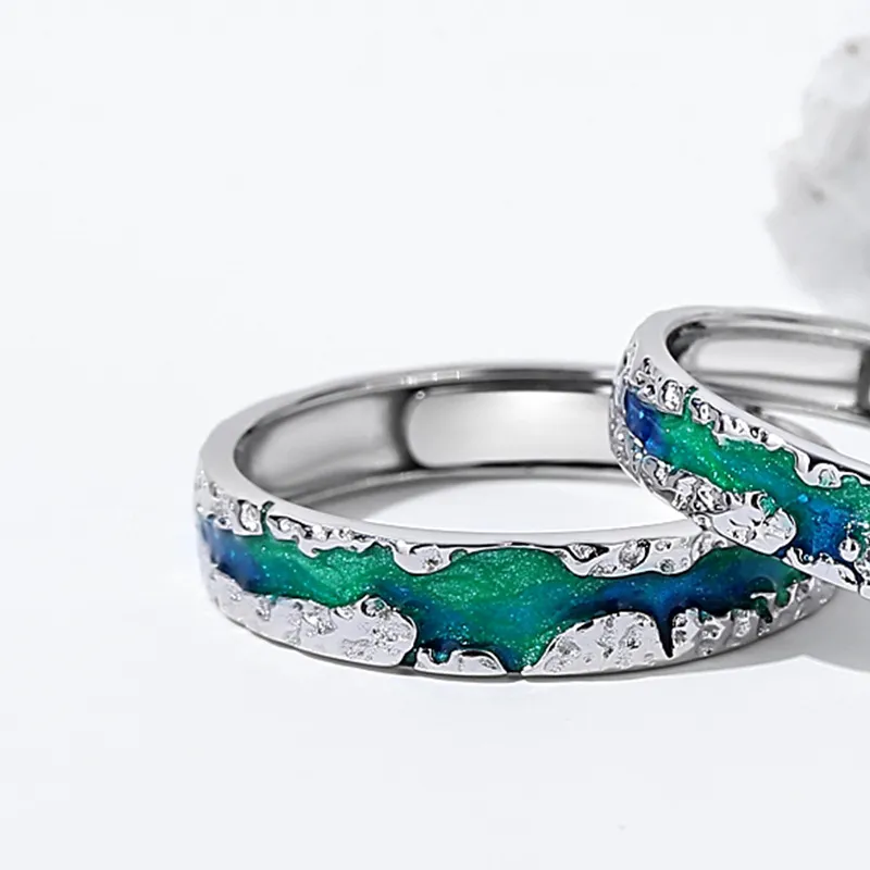KING TAI SANG S925 Silver Rings Unisex-4