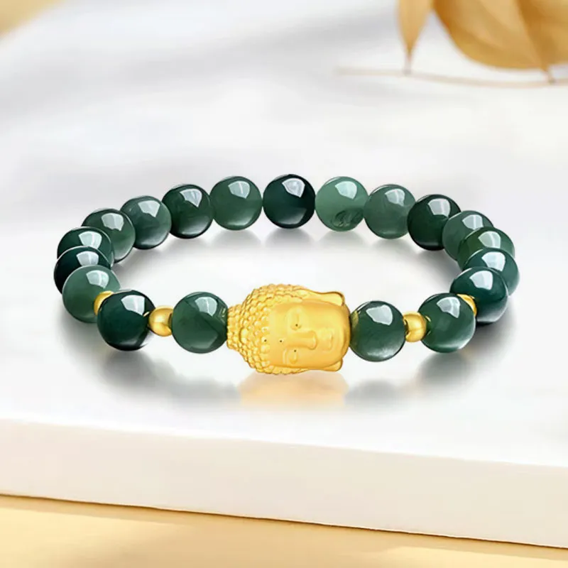 KING TAI SANG Glutinous Jade Bracelets Unisex-5