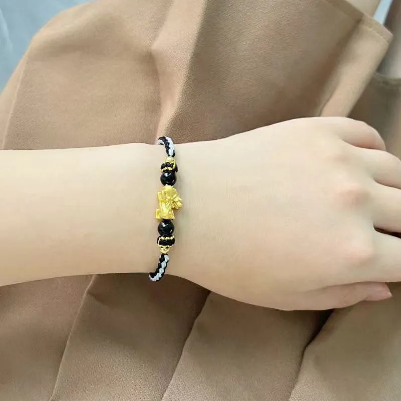 KING TAI SANG Gold Bracelet Unisex-5