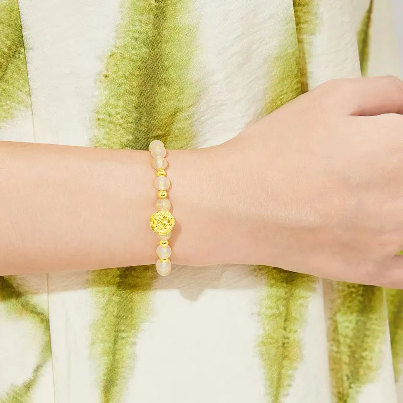 KING TAI SANG Gold Bracelet Unisex-4