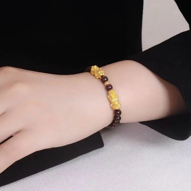 KING TAI SANG Gold Bracelet Unisex-4