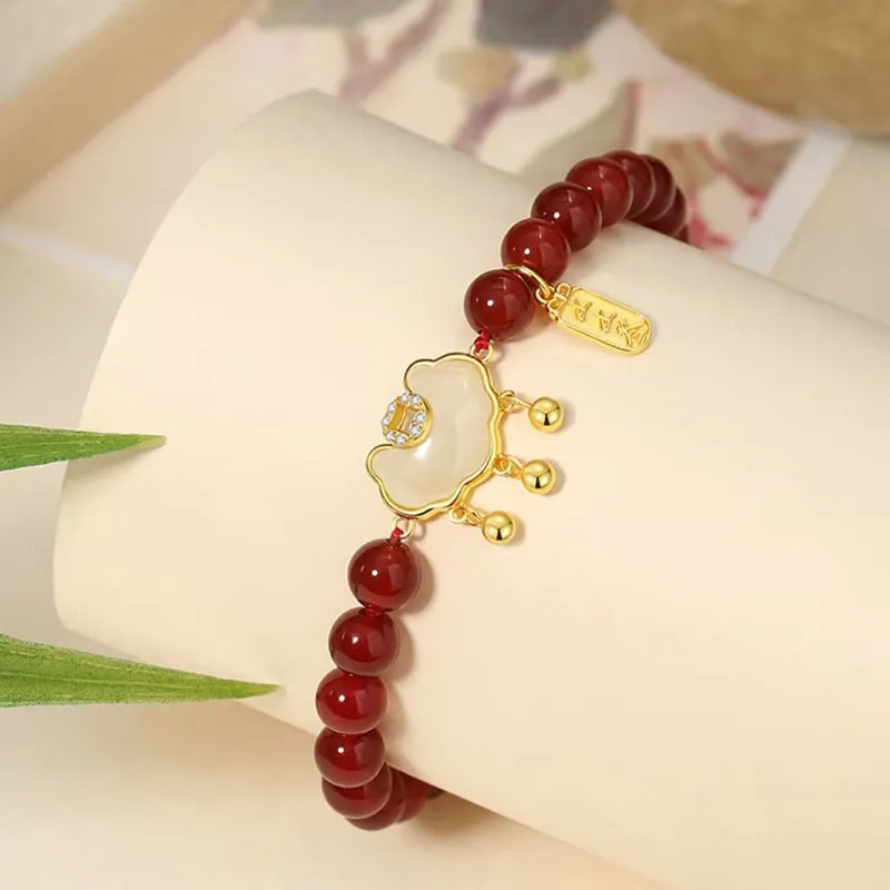 KING TAI SANG Agate Bracelets Unisex-1