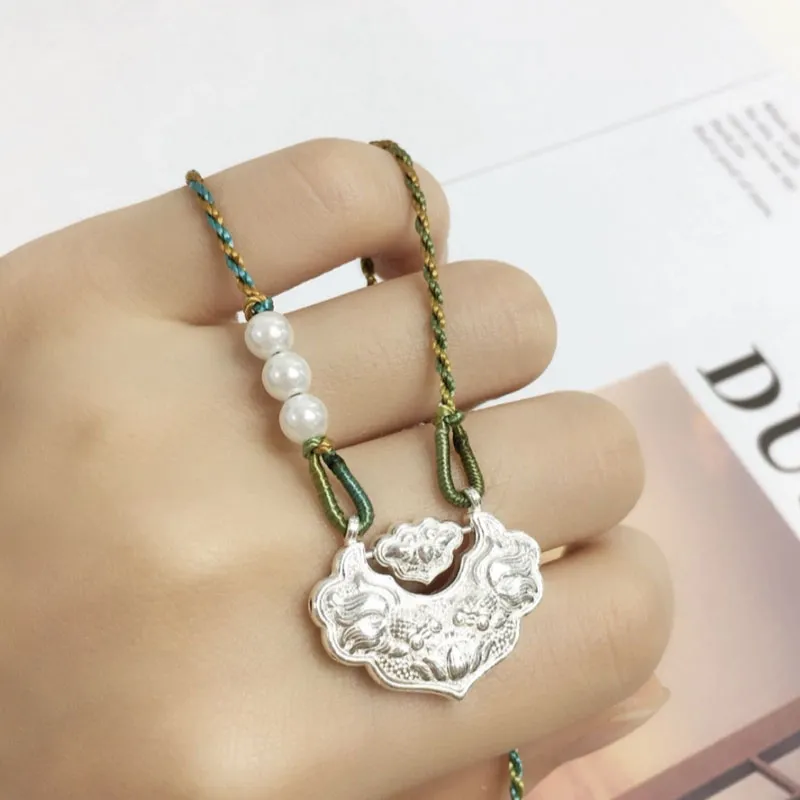 KING TAI SANG 999 Fine Silver Necklaces Unisex-4
