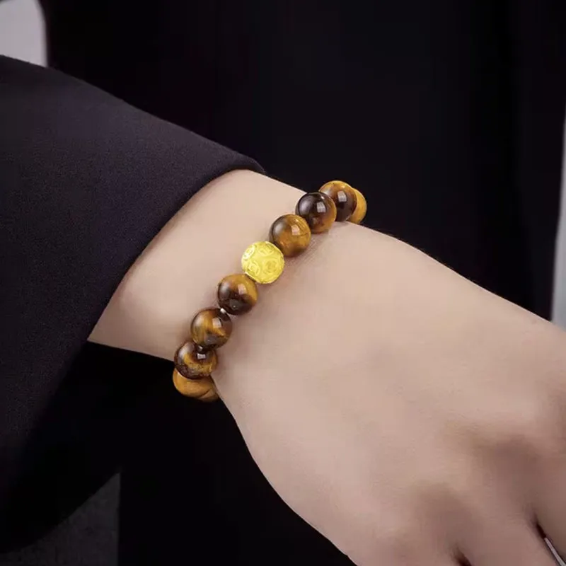 KING TAI SANG Gold Bracelet Unisex-5