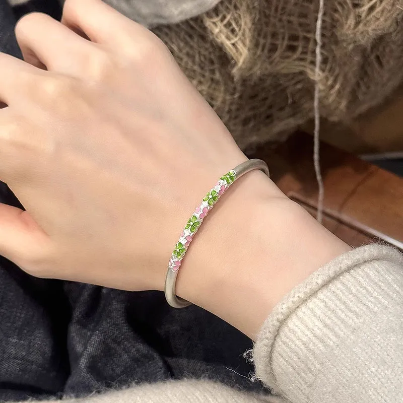 KING TAI SANG S999 Fine Silver Bangles Unisex-4