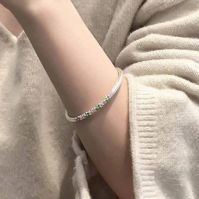 KING TAI SANG S999 Fine Silver Bangles Unisex-3