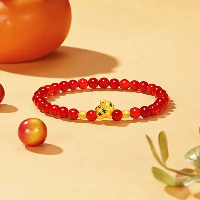 KING TAI SANG Gold Bracelet Unisex-2