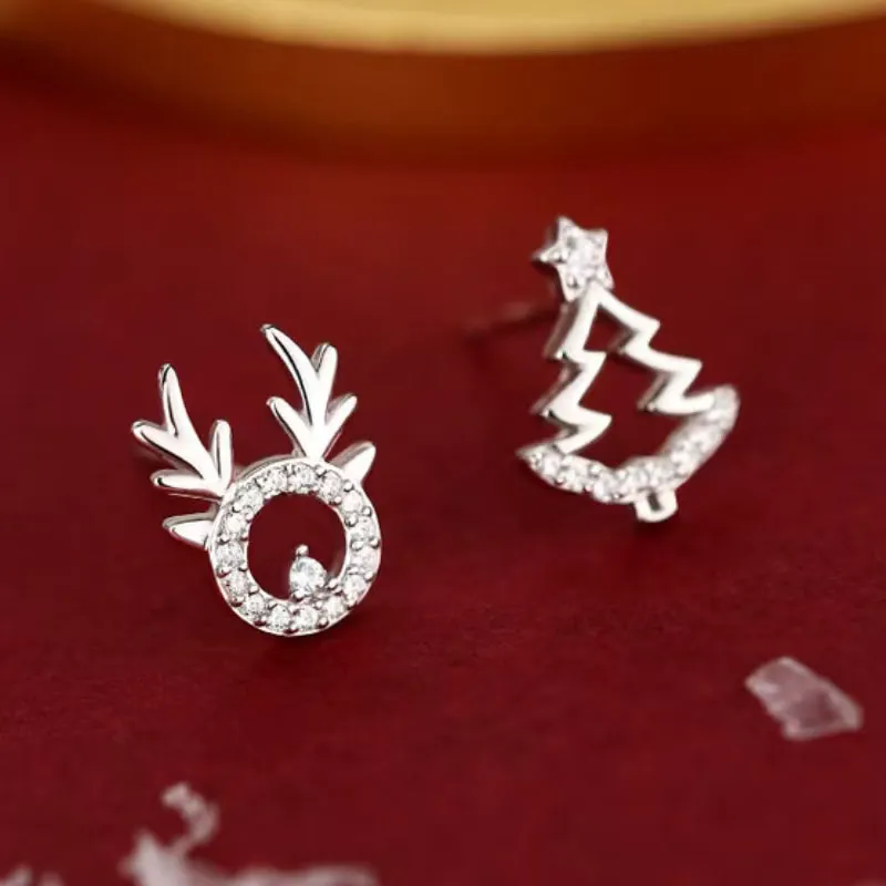 KING TAI SANG 999 Fine Silver Stud Earrings Women's-3