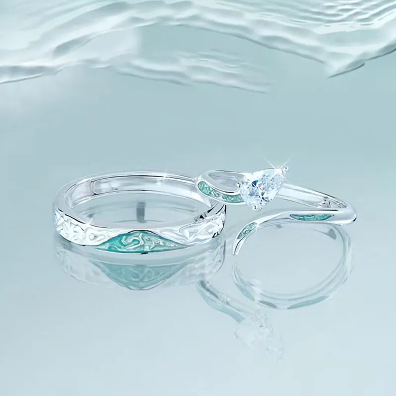 KING TAI SANG 999 Fine Silver Rings Unisex-4
