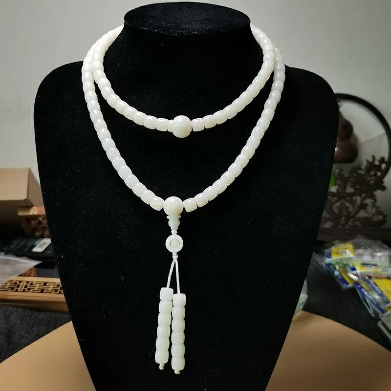 JIUHUASHAN Bodhi Root Bead Chain Unisex-1