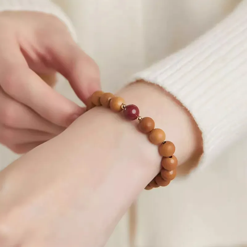 JIUHUASHAN Peachwood Bracelets Unisex-10