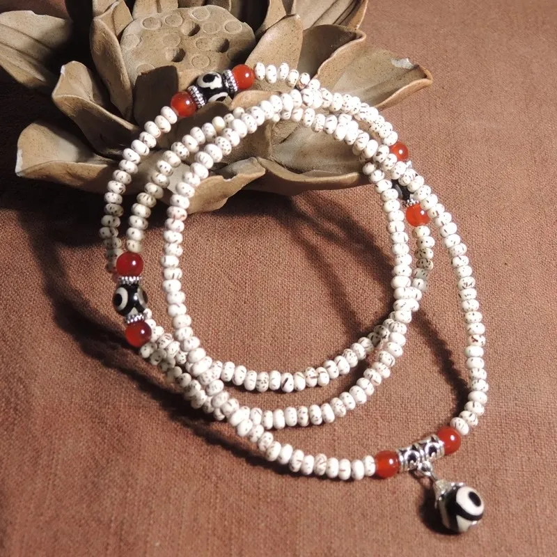 JIUHUASHAN Star Moon Bodhi Seeds Bracelets Unisex-2