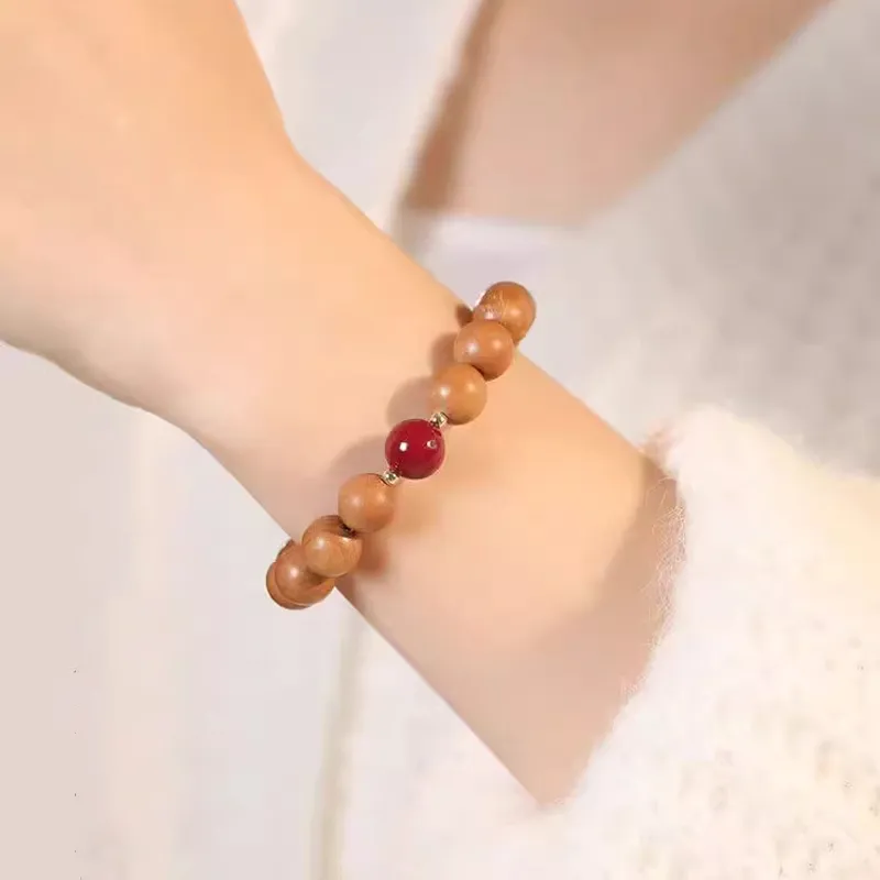 JIUHUASHAN Peachwood Bracelets Unisex-9