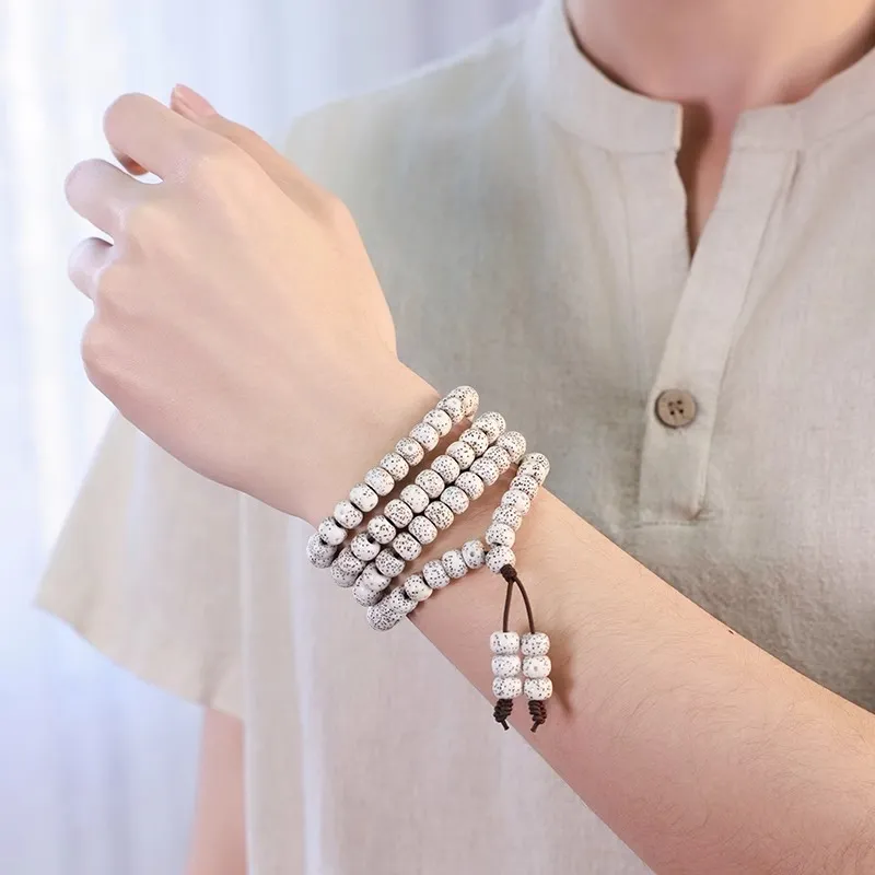 JIUHUASHAN Star Moon Bodhi Seeds Bead Chain Unisex-2