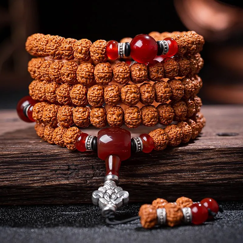 JIUHUASHAN King Kong Bodhi Seeds Bead Chain Unisex-10