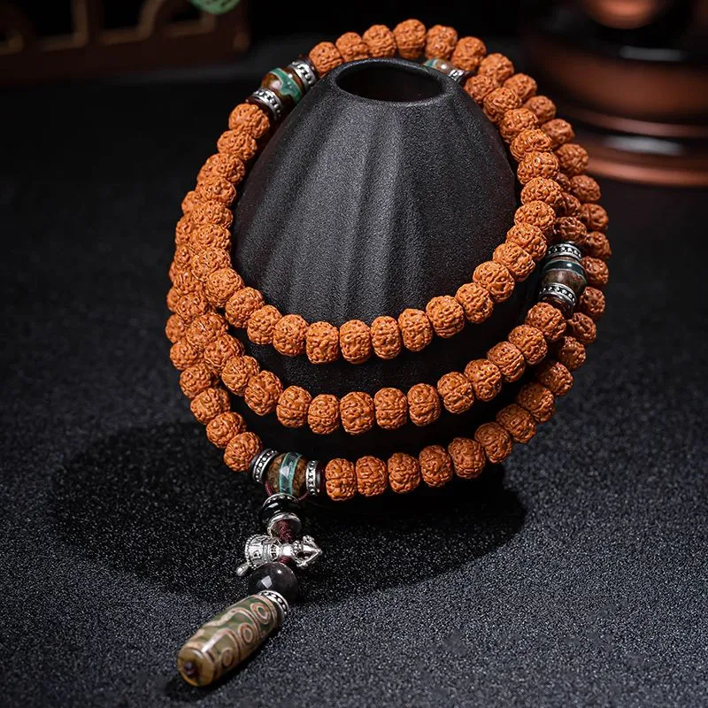 JIUHUASHAN King Kong Bodhi Seeds Bead Chain Unisex-6