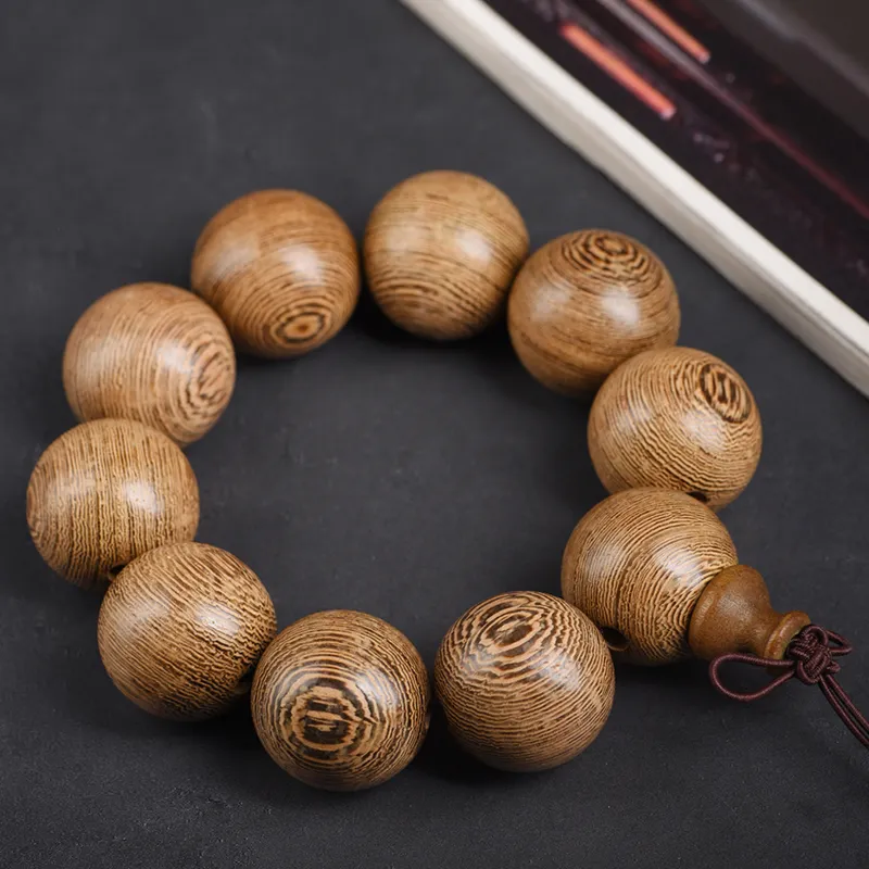 JIUHUASHAN Redwood Wooden Bracelets Unisex-5