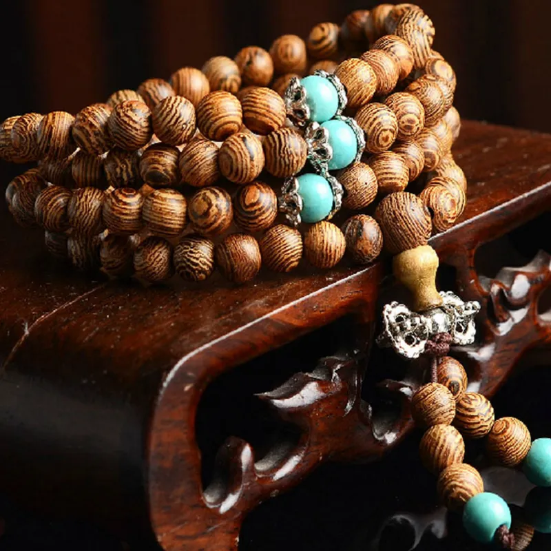 JIUHUASHAN Redwood Bracelets Unisex-7