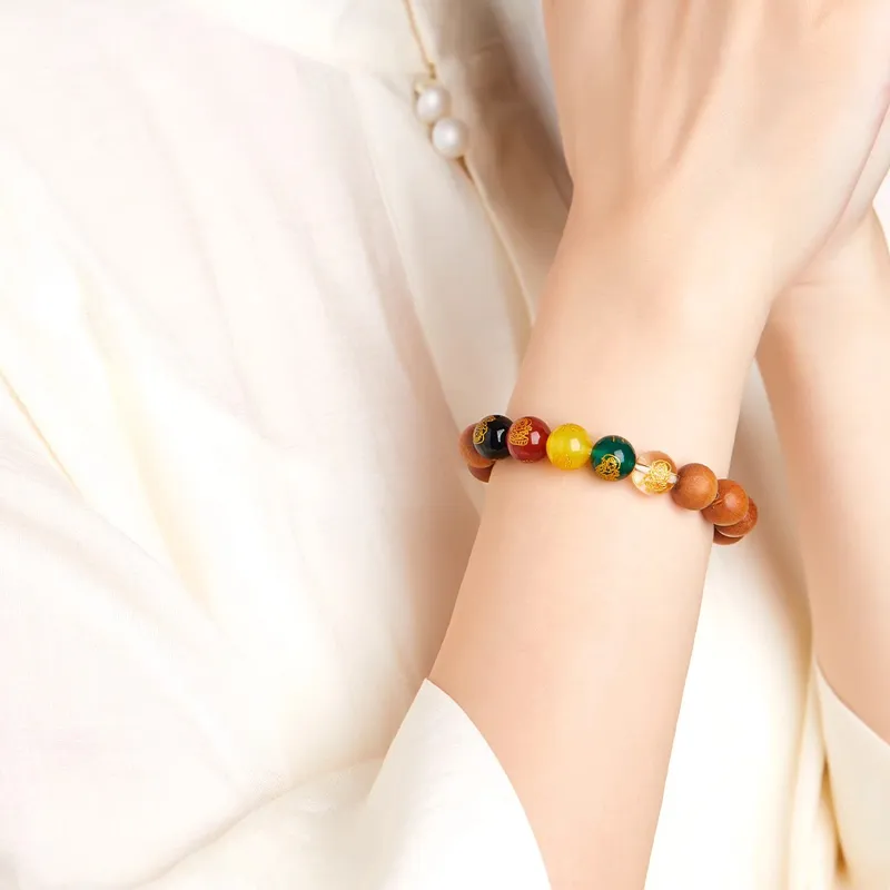 JIUHUASHAN Peachwood Bracelets Unisex-29
