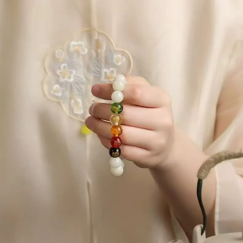 JIUHUASHAN White Jade Bodhi Bracelets Unisex-4