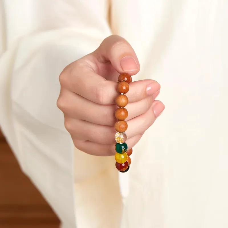 JIUHUASHAN Peachwood Bracelets Unisex-30