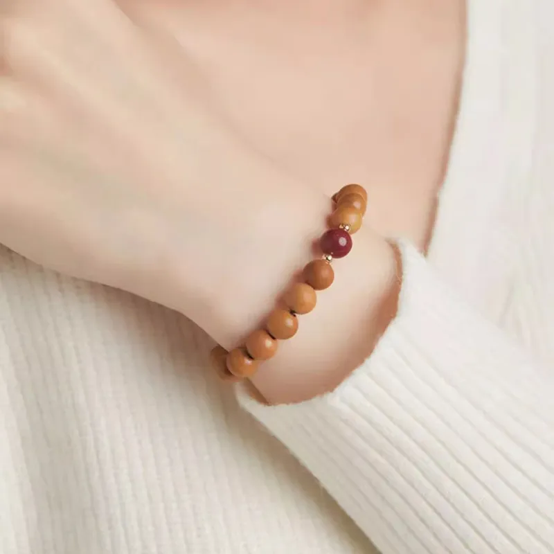 JIUHUASHAN Peachwood Bracelets Unisex-11