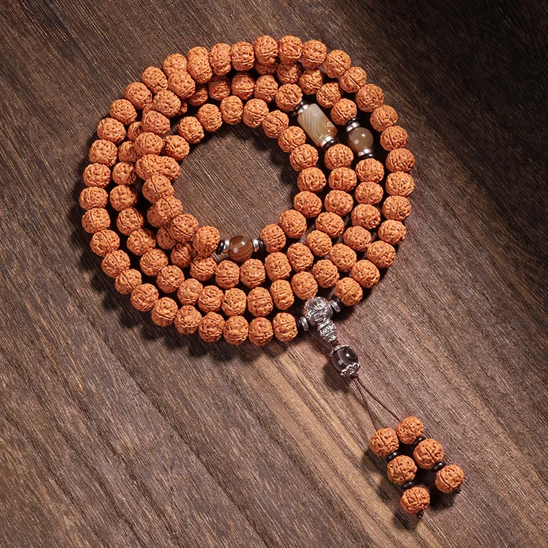 JIUHUASHAN King Kong Bodhi Seeds Bead Chain Unisex-14