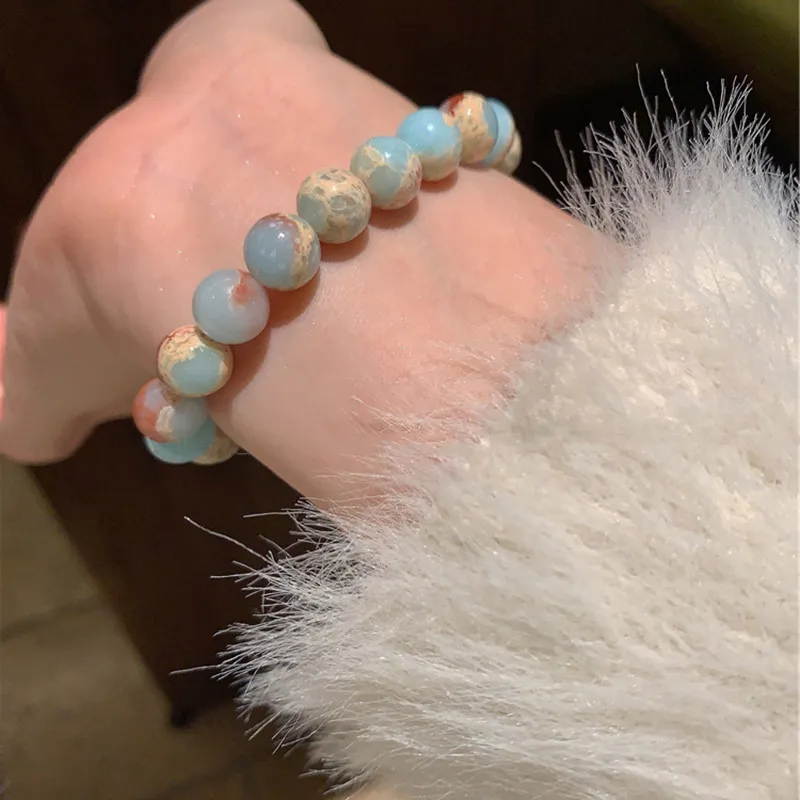 JIUHUASHAN Shoushan Stone Bracelets Unisex-2