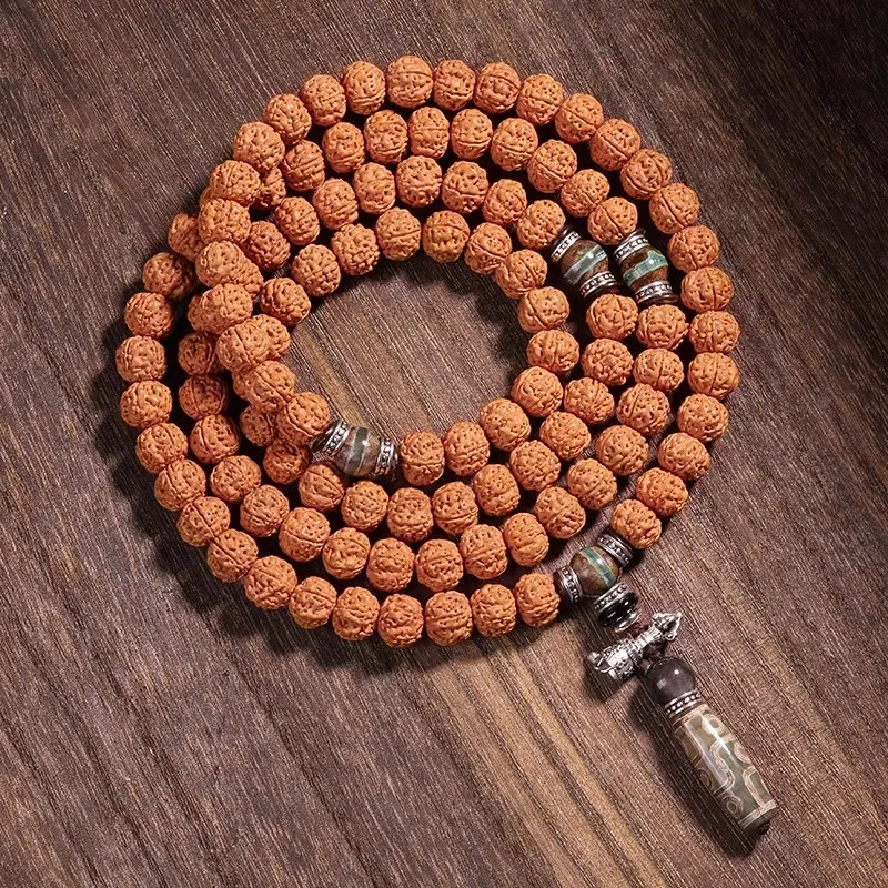JIUHUASHAN King Kong Bodhi Seeds Bead Chain Unisex-7