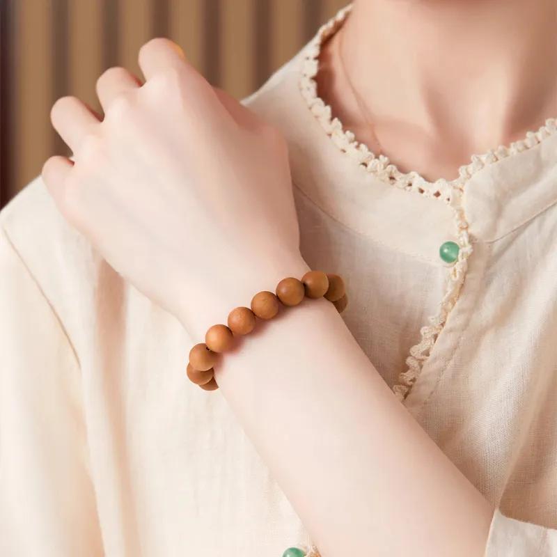 JIUHUASHAN Peachwood Bracelets Unisex-3