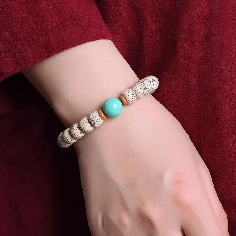JIUHUASHAN Star Moon Bodhi Seeds Bracelets Unisex-12