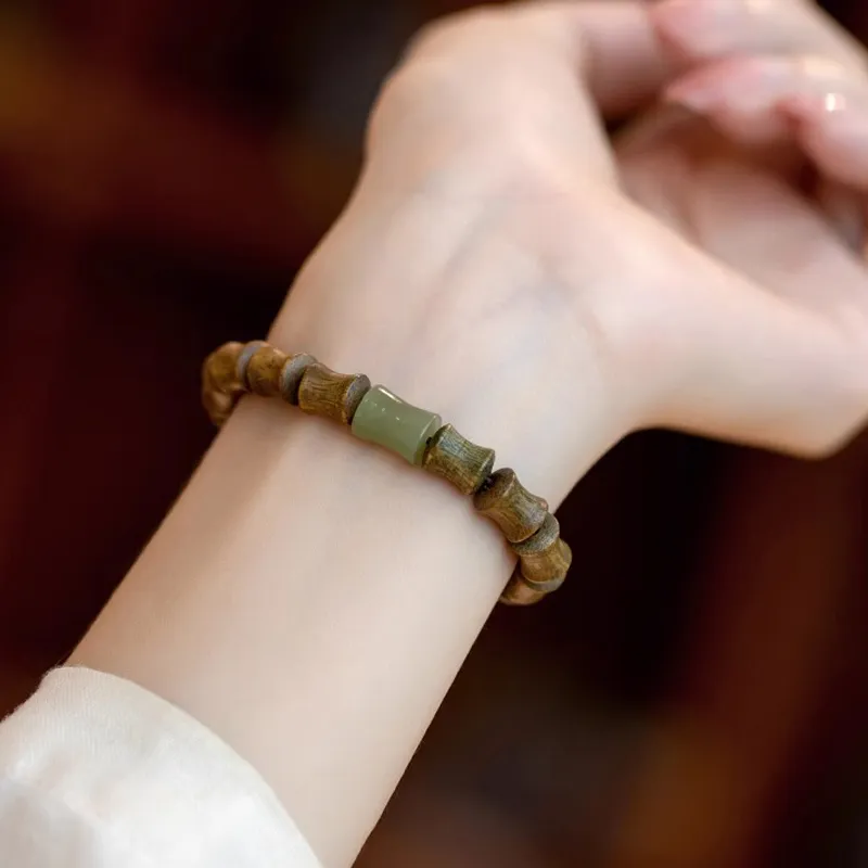 JIUHUASHAN Sandalwood Bracelets Unisex-12